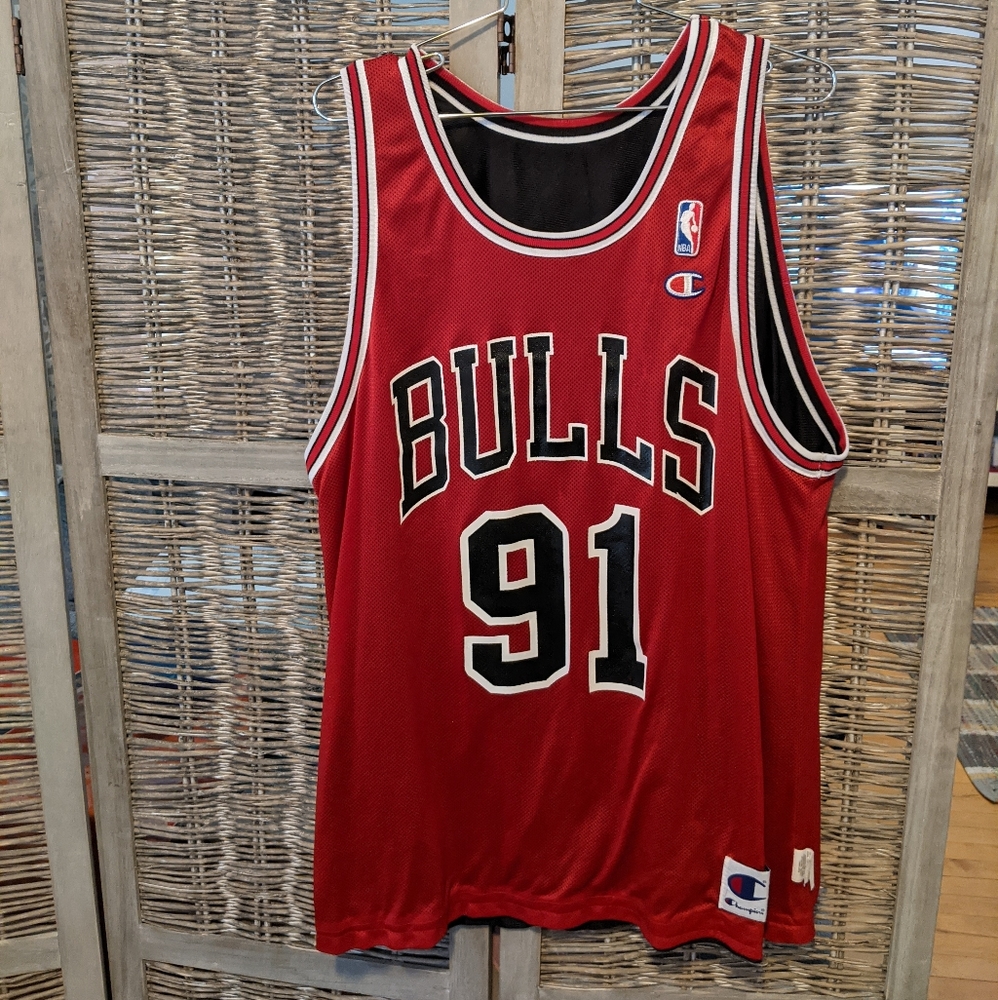 NBA Bulls Dennis Rodman Reversible Champion